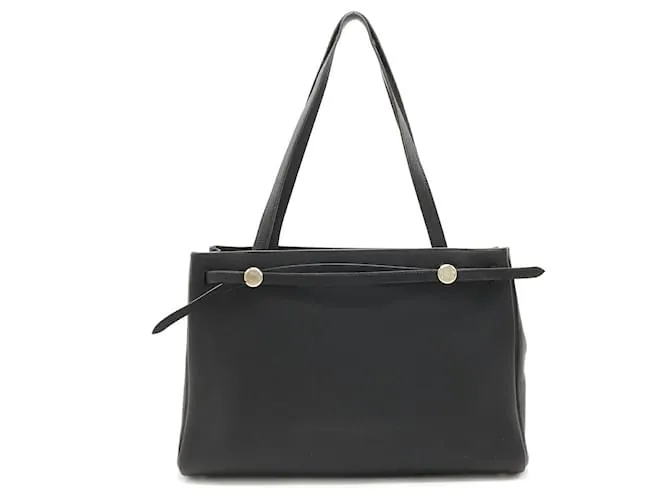 Borsa 2 in 1 in pelle Hermès Cabana Nero