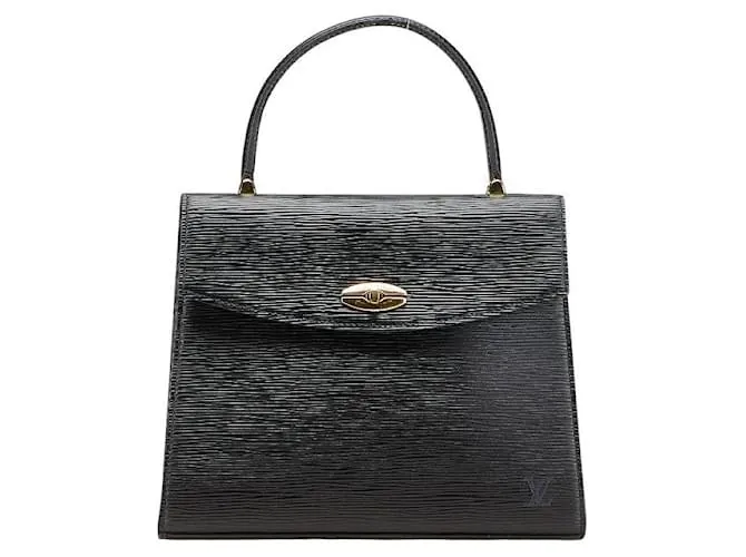 Borsa a mano Epi Malesherbes Louis Vuitton Nero