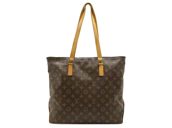 Borsa a spalla Cabas Mezzo Monogram Louis Vuitton Marrone