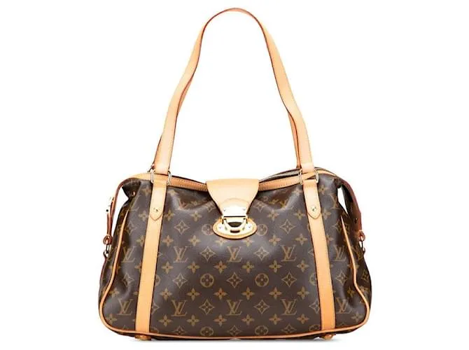 Borsa 2 in 1 Monogram Stresa PM di Louis Vuitton Marrone