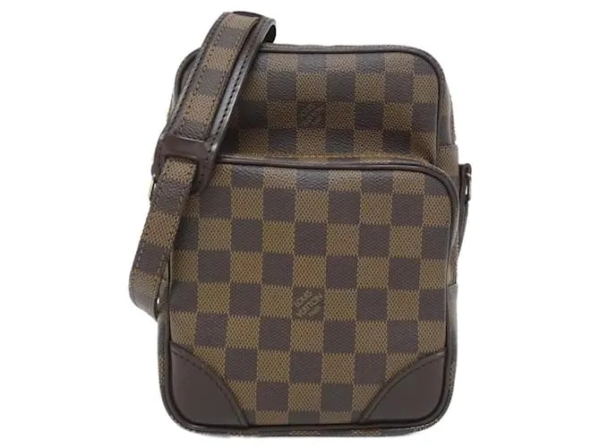 Borsa a Spalla Damier Amazon Louis Vuitton Marrone