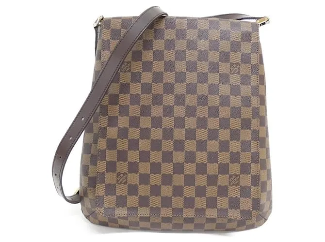 Borsa a Spalla Musette Damier Louis Vuitton Marrone