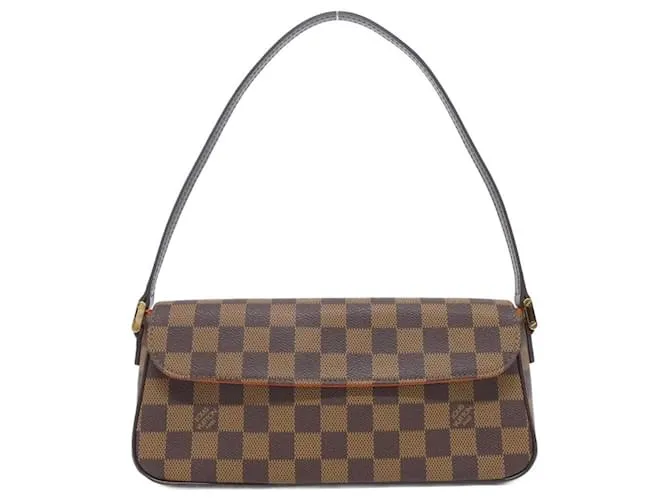 Borsa a Spalla Damier Recletor Louis Vuitton Marrone