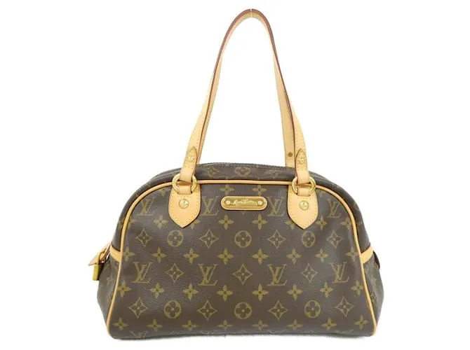 Borsa a Spalla Monogram Montorgueil di Louis Vuitton Marrone