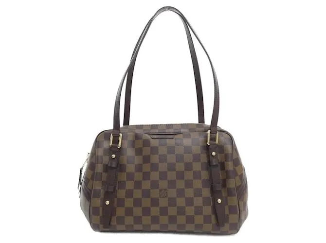 Borsa a Spalla Damier Rivington di Louis Vuitton Marrone