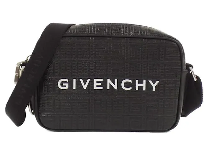 Borsa a spalla in tela rivestita G-Essentials di Givenchy Nero