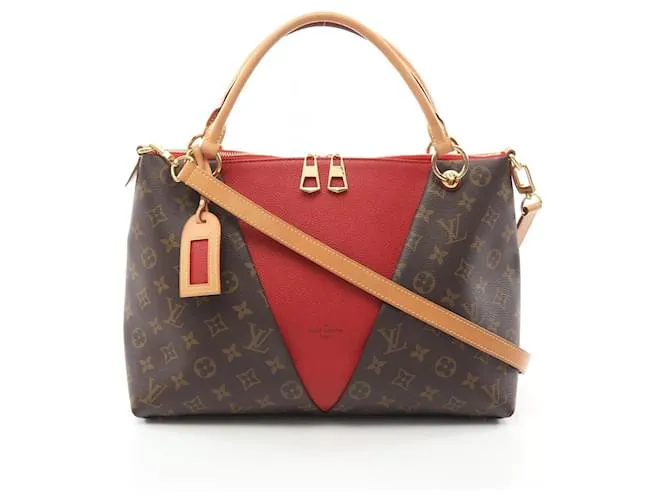 Borsa a mano Monogram V Tote MM Louis Vuitton Marrone