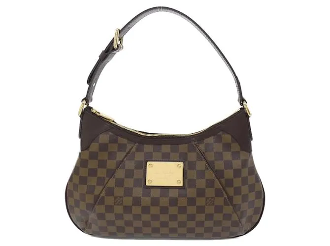 Borsa a Spalla Damier Thames Louis Vuitton Marrone