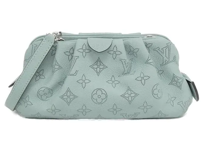 Borsa a Spalla Mini in Pelle Mahina Scarla di Louis Vuitton Verde