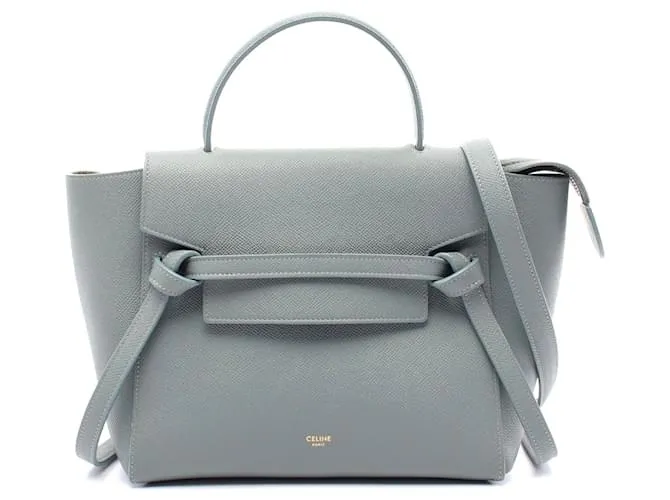 Céline Borsa a cintura in pelle micro Celine Blu