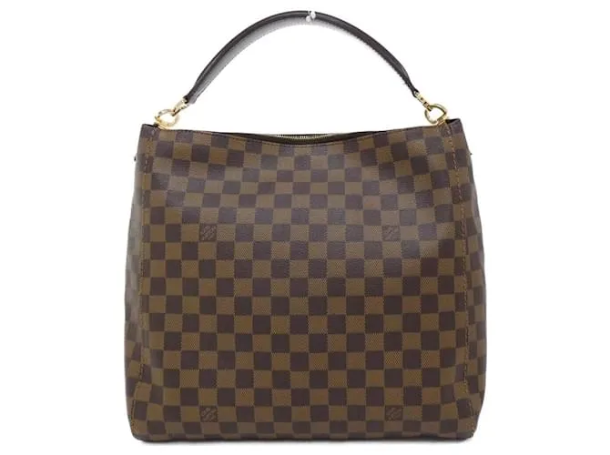 Borsa a Spalla Portobello Damier di Louis Vuitton Marrone