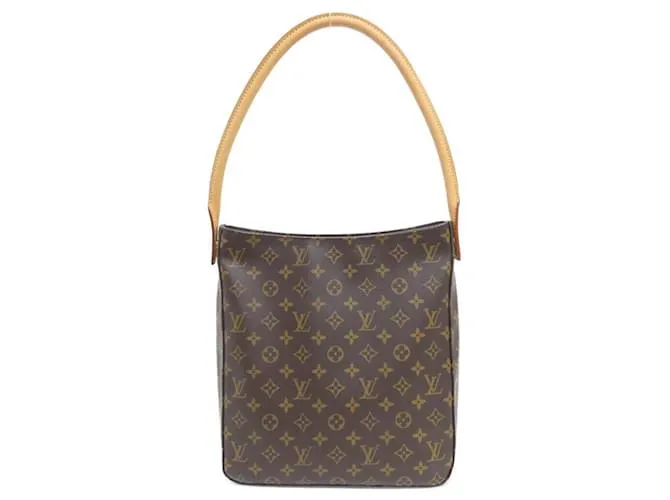 Borsa a spalla in tela rivestita Monogram Louis Vuitton Metallico Bronzo