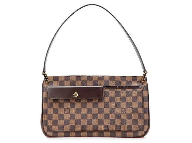 Borsa a Spalla Damier Aubagne Louis Vuitton Metallico Bronzo