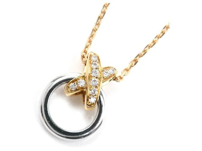 Collana Chaumet Liens Au750 D'oro Metallico