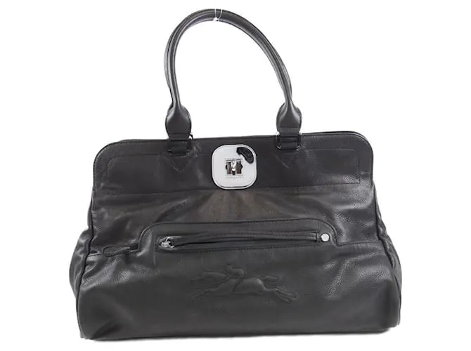 Borsa in pelle Gabby di Longchamp Nero