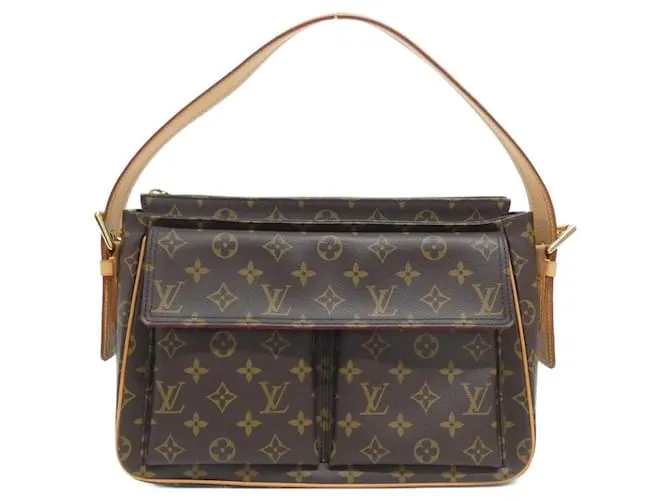 Borsa a Spalla Monogram Viva Cite di Louis Vuitton Marrone