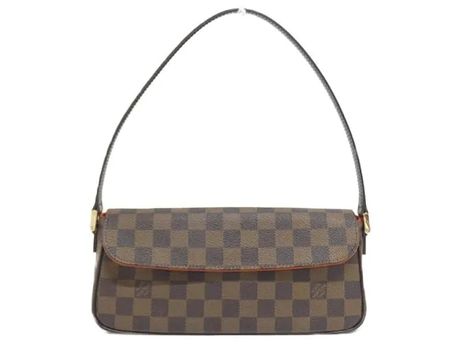Borsa a Spalla Damier Recita di Louis Vuitton Marrone