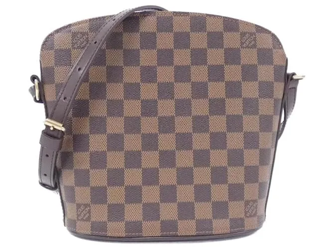 Borsa a Spalla Drouot Damier Louis Vuitton Marrone