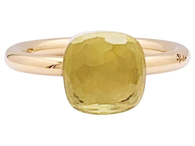 Anello Pomellato, 'Nudo', modello piccolo, quarzo limone.