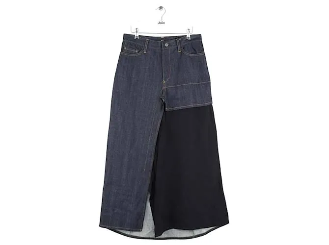 Yohji Yamamoto Gonna di cotone Nero