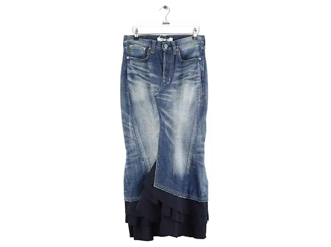 Comme Des Garcons Gonna di cotone Blu