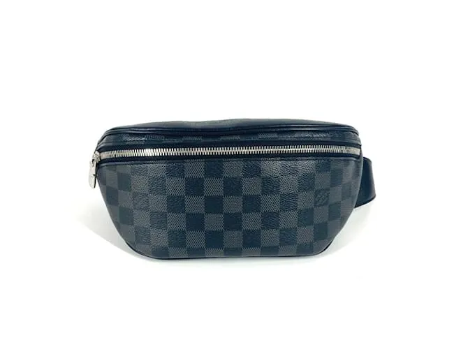 Borsa a Spalla Damier Graphite Louis Vuitton Nero