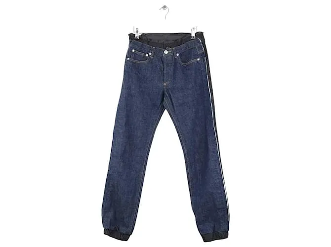 Sacai Jeans di cotone Blu