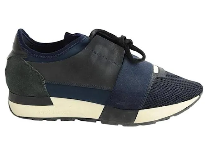 Balenciaga Sneaker in pelle Blu navy