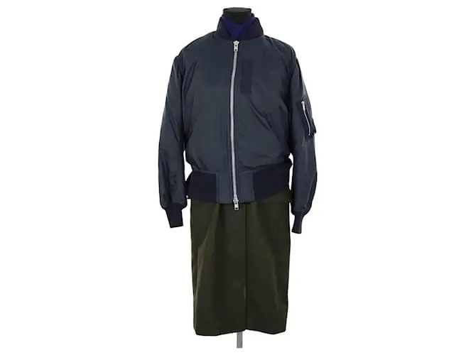 Sacai Cappotto khaki Cachi