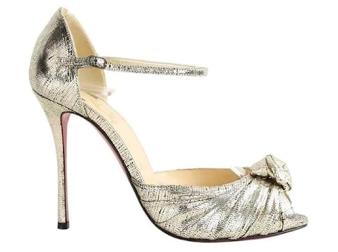 Christian Louboutin Tacchi in pelle D'oro