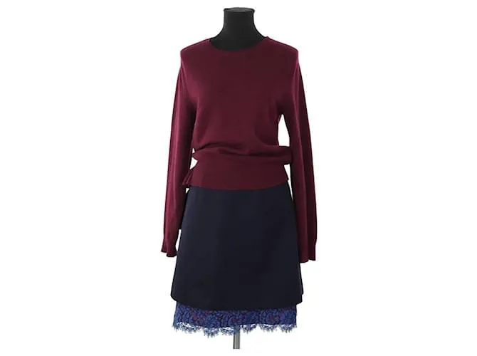 Sacai Abito di lana Bordò