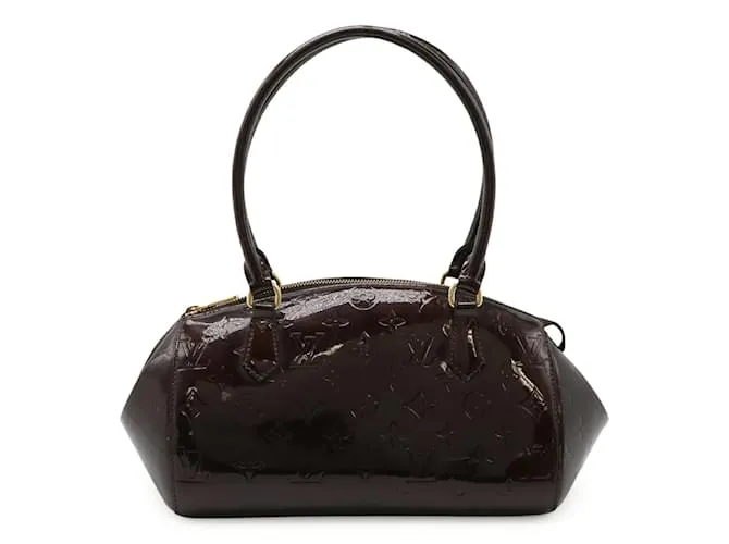 Borsa a Spalla Louis Vuitton Vernis Sherwood PM Bordò