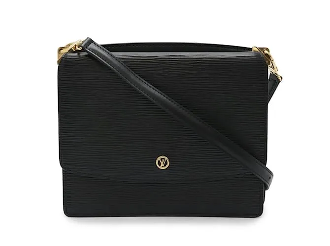 Borsa a Spalla Epi Grenelle di Louis Vuitton Nero