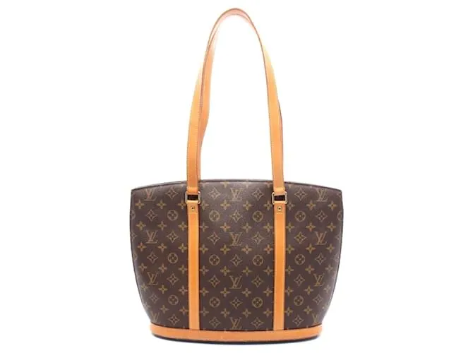 Borsa a Spalla Babylon Monogram Louis Vuitton Marrone