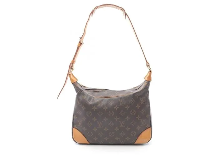 Borsa a Spalla Monogram Boulogne PM di Louis Vuitton Marrone