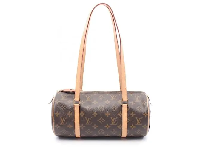 Borsa a Spalla Monogram Papillon 30 Louis Vuitton Marrone