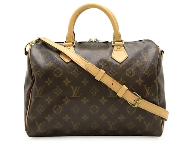 Borsa 2 in 1 Monogram Speedy Bandoulière di Louis Vuitton Marrone