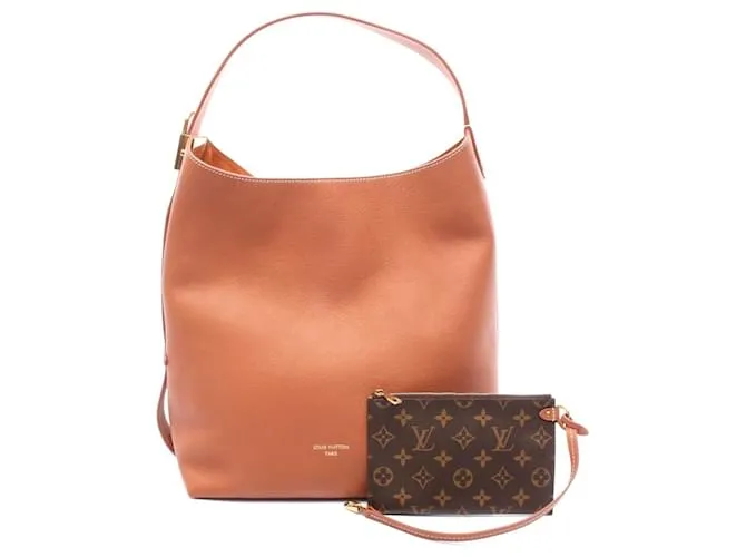 Borsa a spalla hobo MM in pelle Louis Vuitton Lowkey Marrone