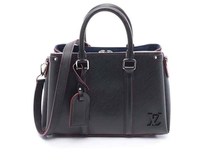Borsa 2 in 1 Louis Vuitton Soufflot NV BB in pelle Epi Nero