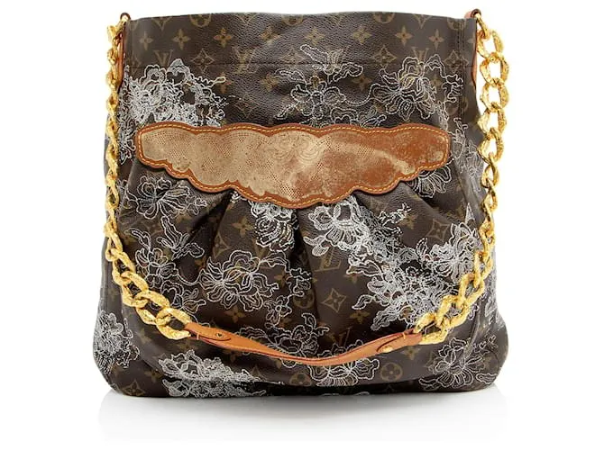 Borsa a Spalla Dentelle Fersen Edizione Limitata Louis Vuitton Marrone
