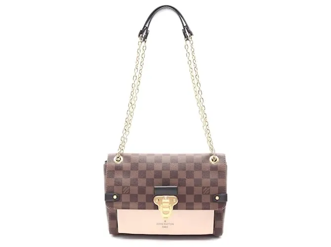 Borsa a Spalla Damier Vavin PM Louis Vuitton Marrone
