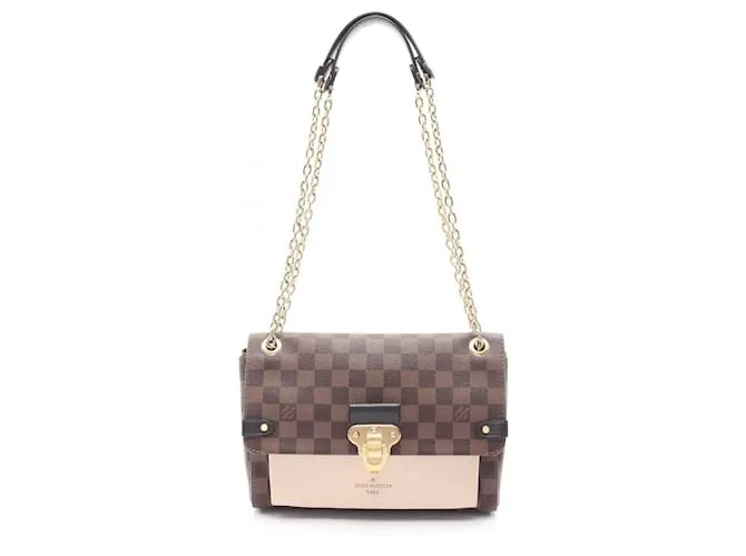 Borsa a Spalla Damier VAVIN PM di Louis Vuitton Marrone