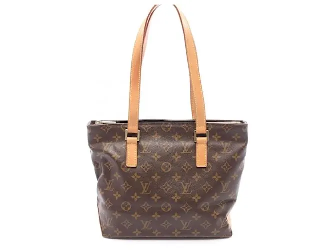 Borsa a Spalla Monogram Cabas Piano Louis Vuitton Marrone