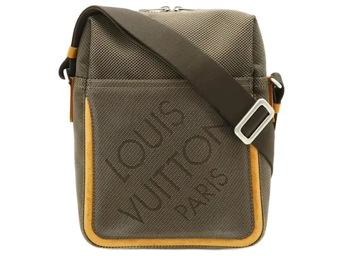 Borsa a Spalla Louis Vuitton Citadin Damier Geant Marrone