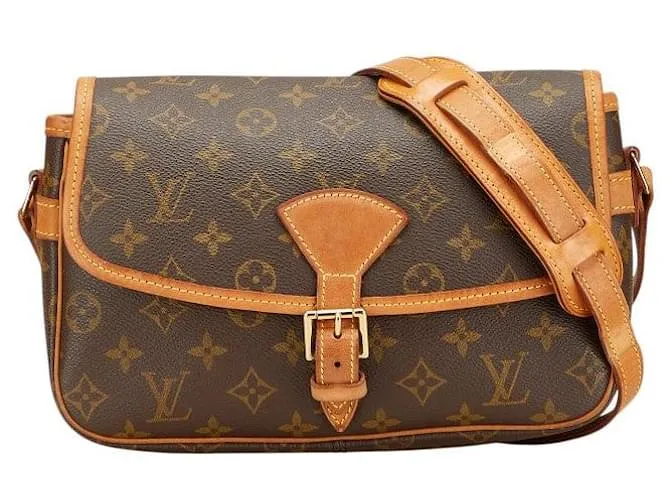 Borsa a Spalla Monogram Sologne di Louis Vuitton Metallico Bronzo