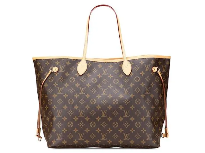 Borsa a Spalla Louis Vuitton Neverfull GM Monogram Marrone