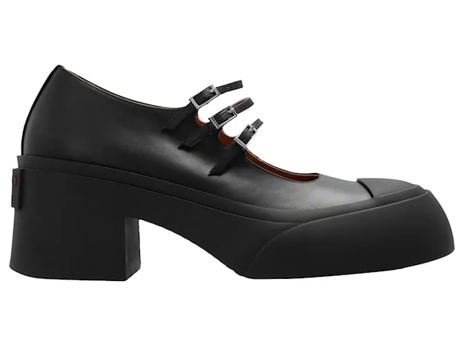 Pumps in Pelle Marni Pablo Nero