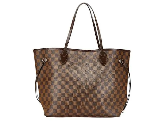 Borsa a Spalla Louis Vuitton Neverfull MM Damier Marrone