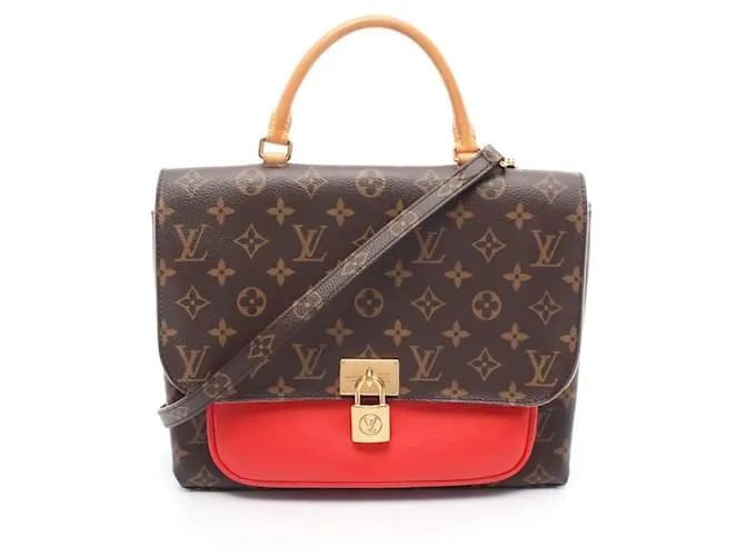 Borsa 2 in 1 Monogram Marignan di Louis Vuitton Marrone