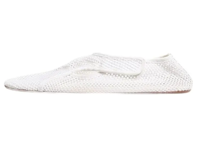 Alaïa Pantofole intrecciate Azzedine bianche - taglia EU 38,5 Bianco